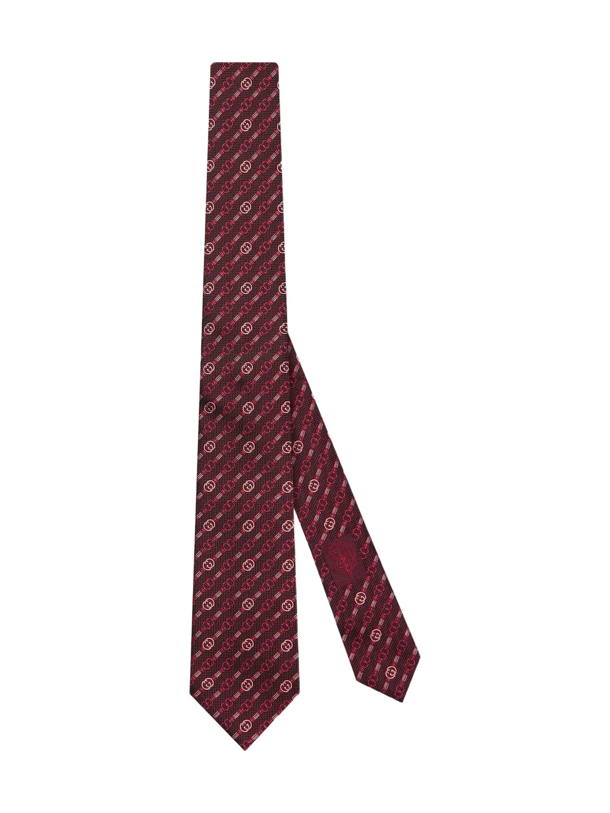 Gucci Interlocking G Belt Silk Jacquard Tie