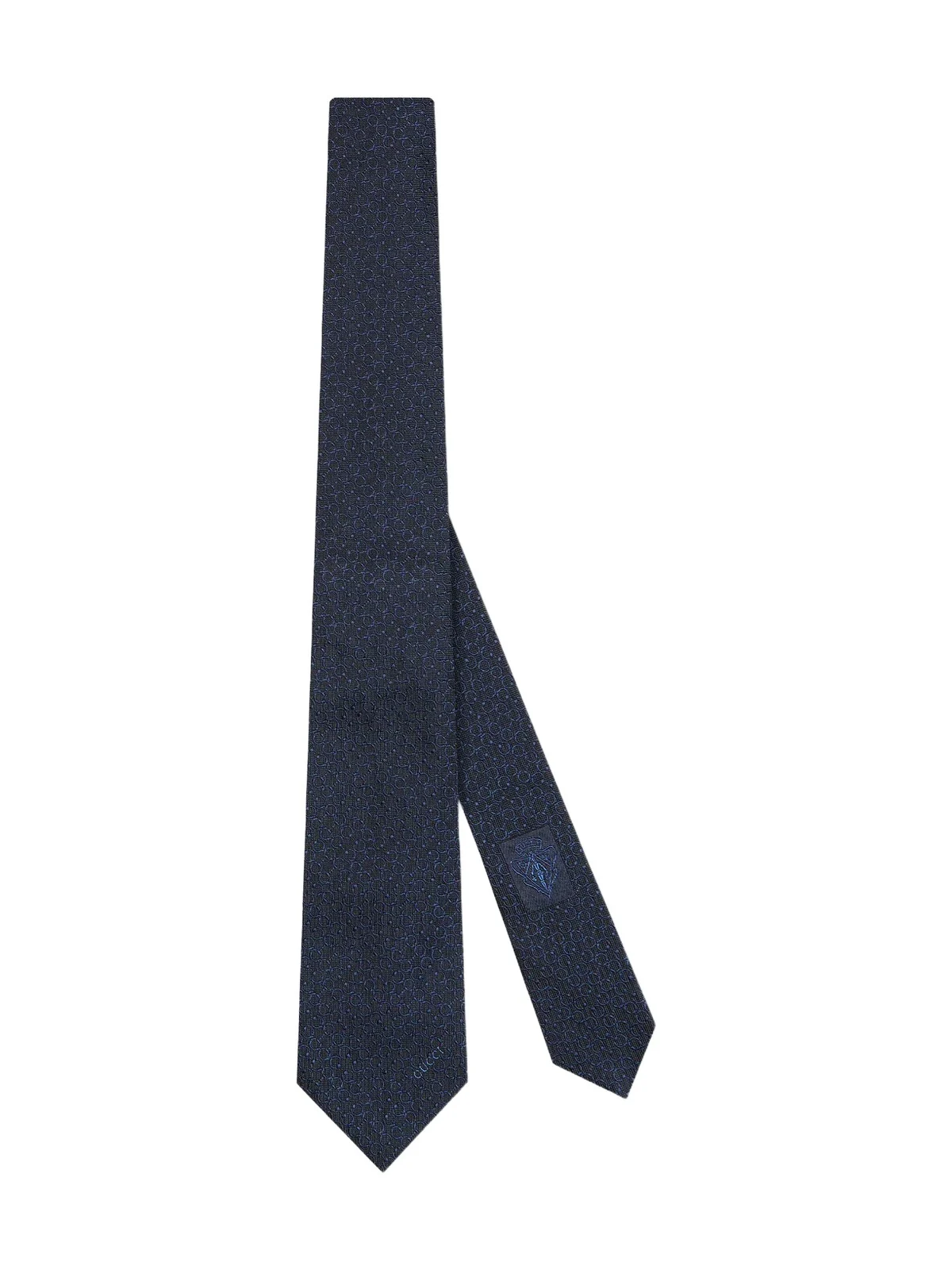 Gucci Horsebit Silk Jacquard Tie