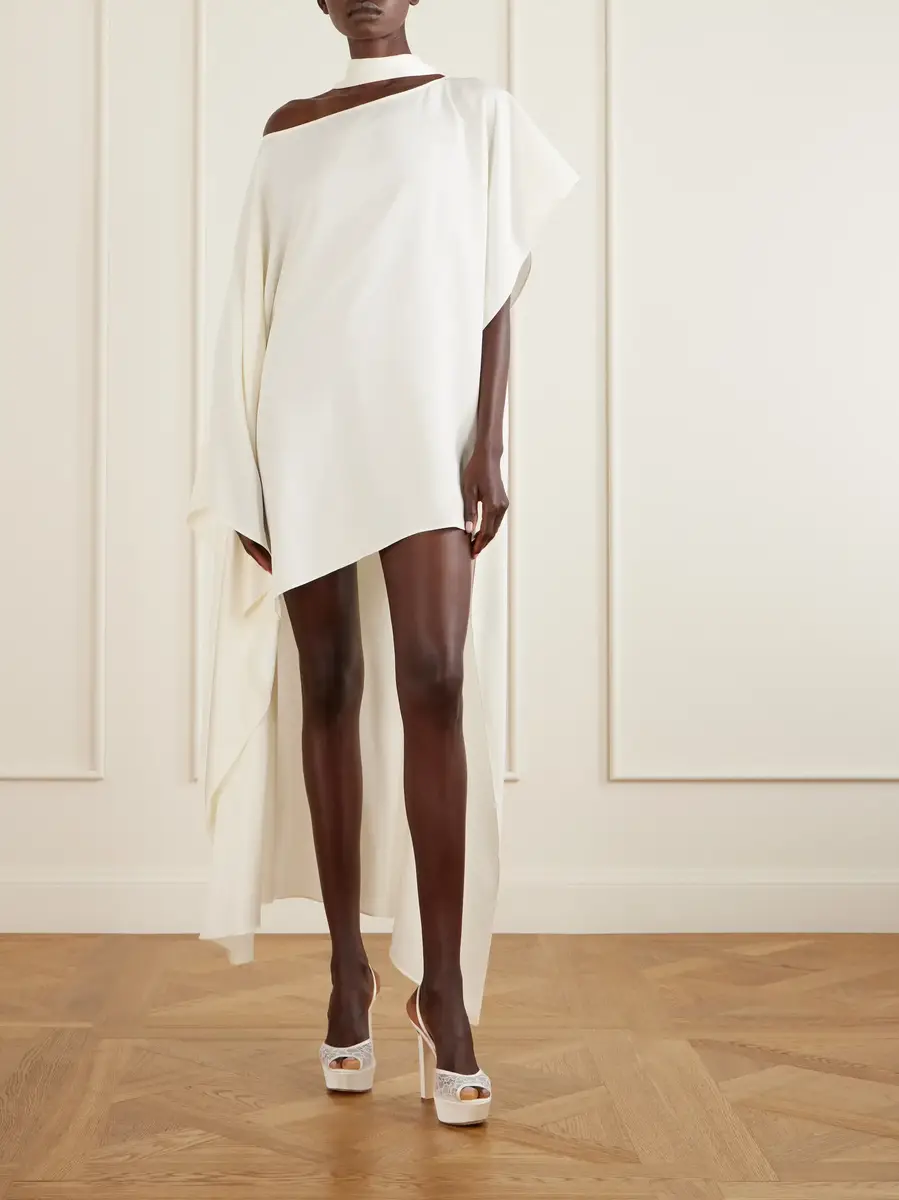 Jennifer Chamandi Antonio 130 satin-trimmed lace sandals | Thumbnail 4