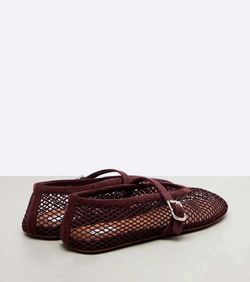 Alaïa Ballerine fishnet Mary Jane flats | Thumbnail 3 Alaïa Ballerine fishnet Mary Jane flats | Thumbnail 3
