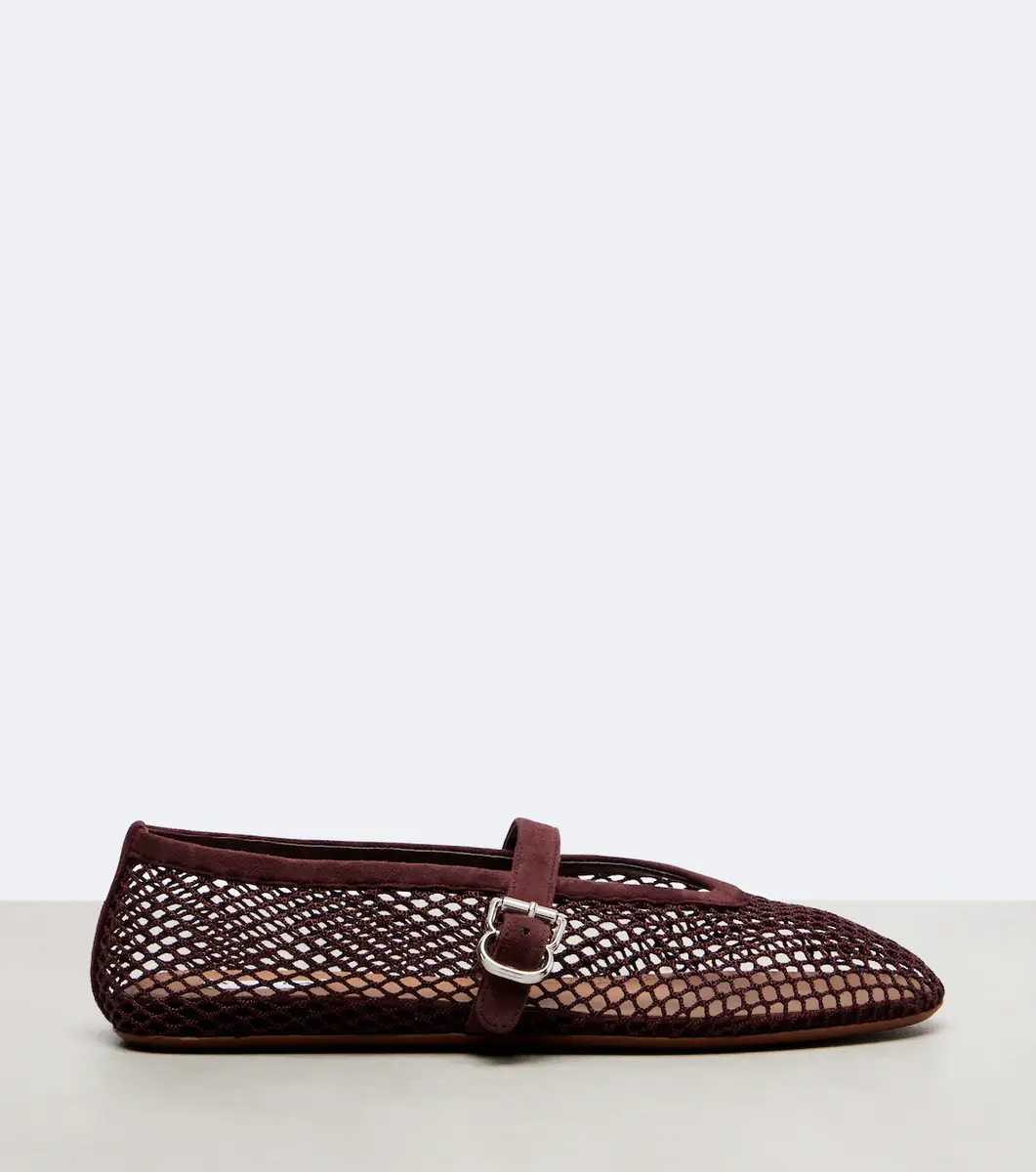 Alaïa Ballerine fishnet Mary Jane flats | Thumbnail 5 Alaïa Ballerine fishnet Mary Jane flats | Thumbnail 5