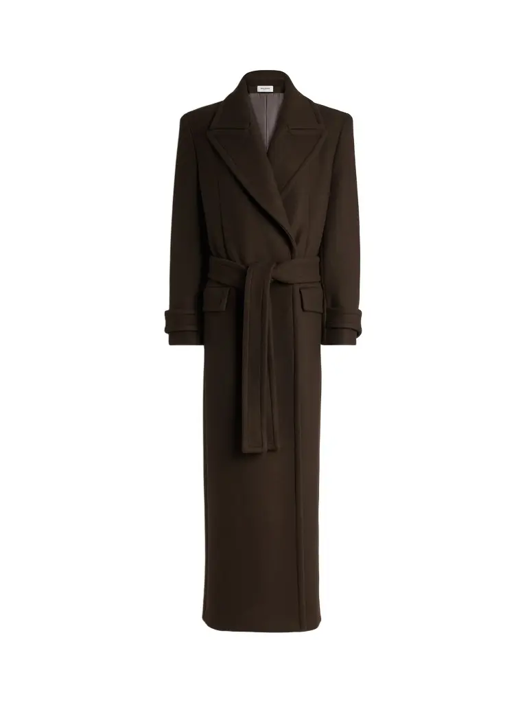 Belted wool cloth coat Belted wool cloth coat