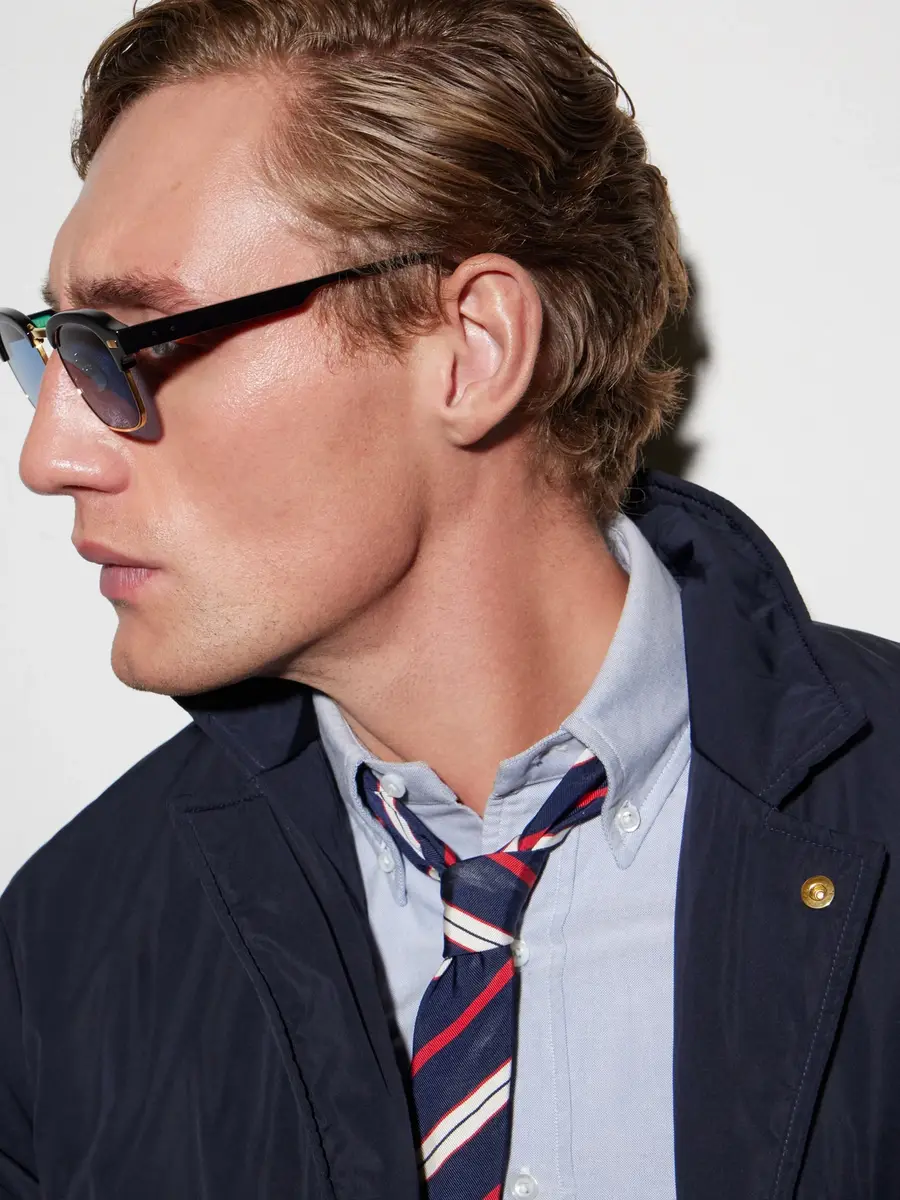 Thom Browne D-Frame Acetate and Gold-Plated Titanium Sunglasses - Men | Thumbnail 2