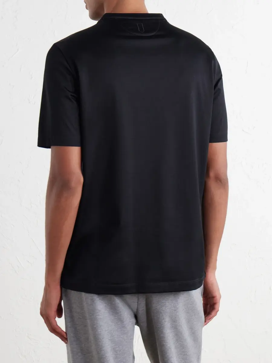 Canali Cotton-Jersey T-Shirt - Men | Thumbnail 4