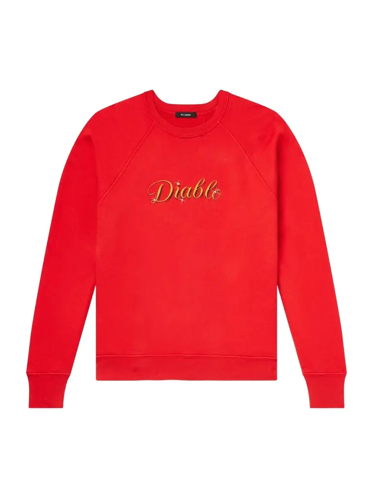 Diablo Printed Cotton-Jersey Sweatshirt - Men Diablo Printed Cotton-Jersey Sweatshirt - Men