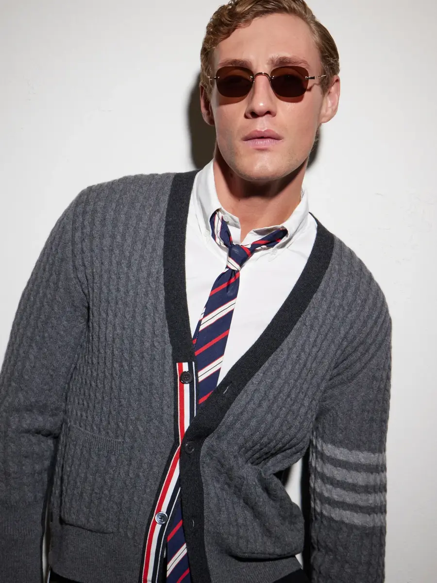 Thom Browne Square-Frame Gold-Plated Titanium Sunglasses - Men | Thumbnail 2 Thom Browne Square-Frame Gold-Plated Titanium Sunglasses - Men | Thumbnail 2