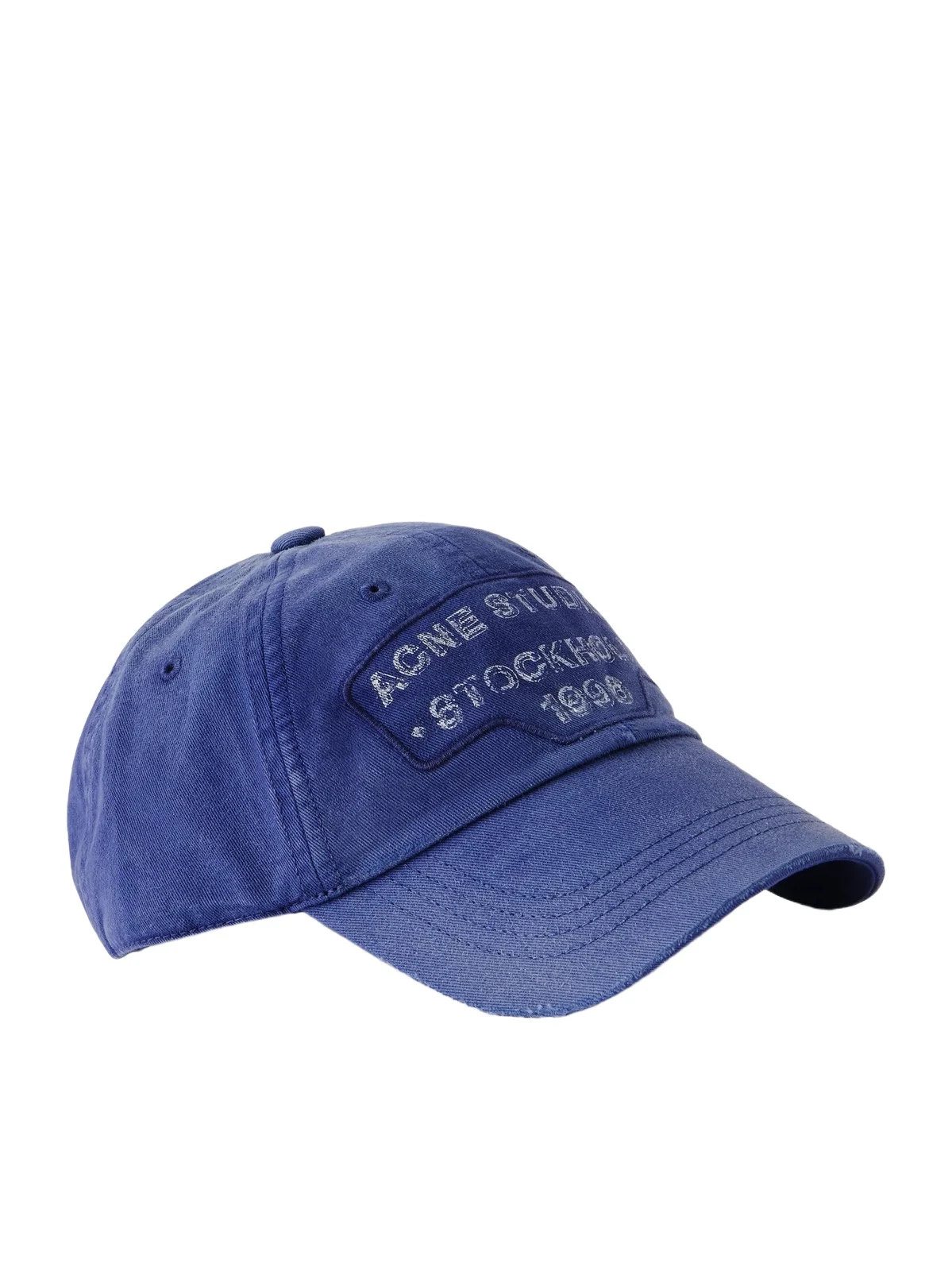 Acne Studios Logo-Printed Distressed Cotton-Twill Baseball Cap - Men