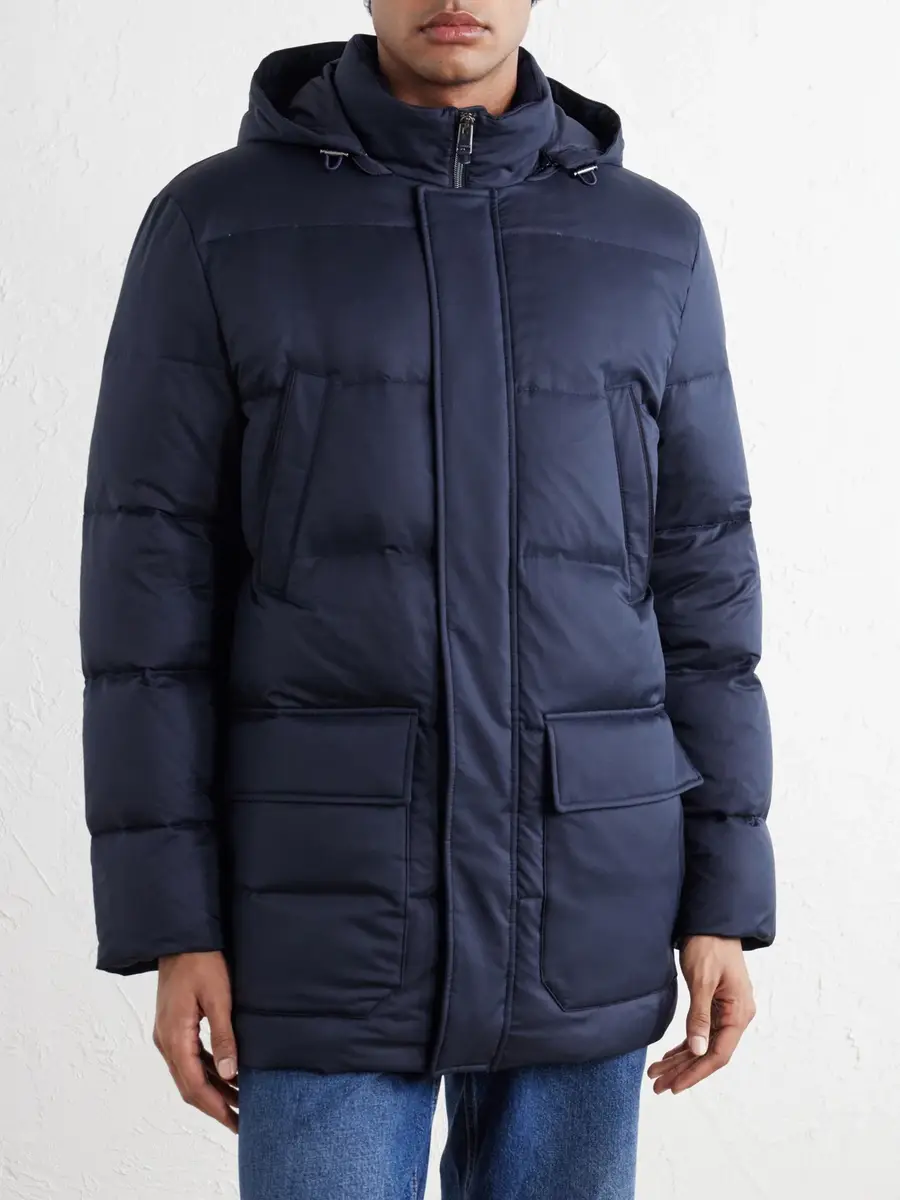 Canali Hooded Down Jacket - Men | Thumbnail 3 Canali Hooded Down Jacket - Men | Thumbnail 3