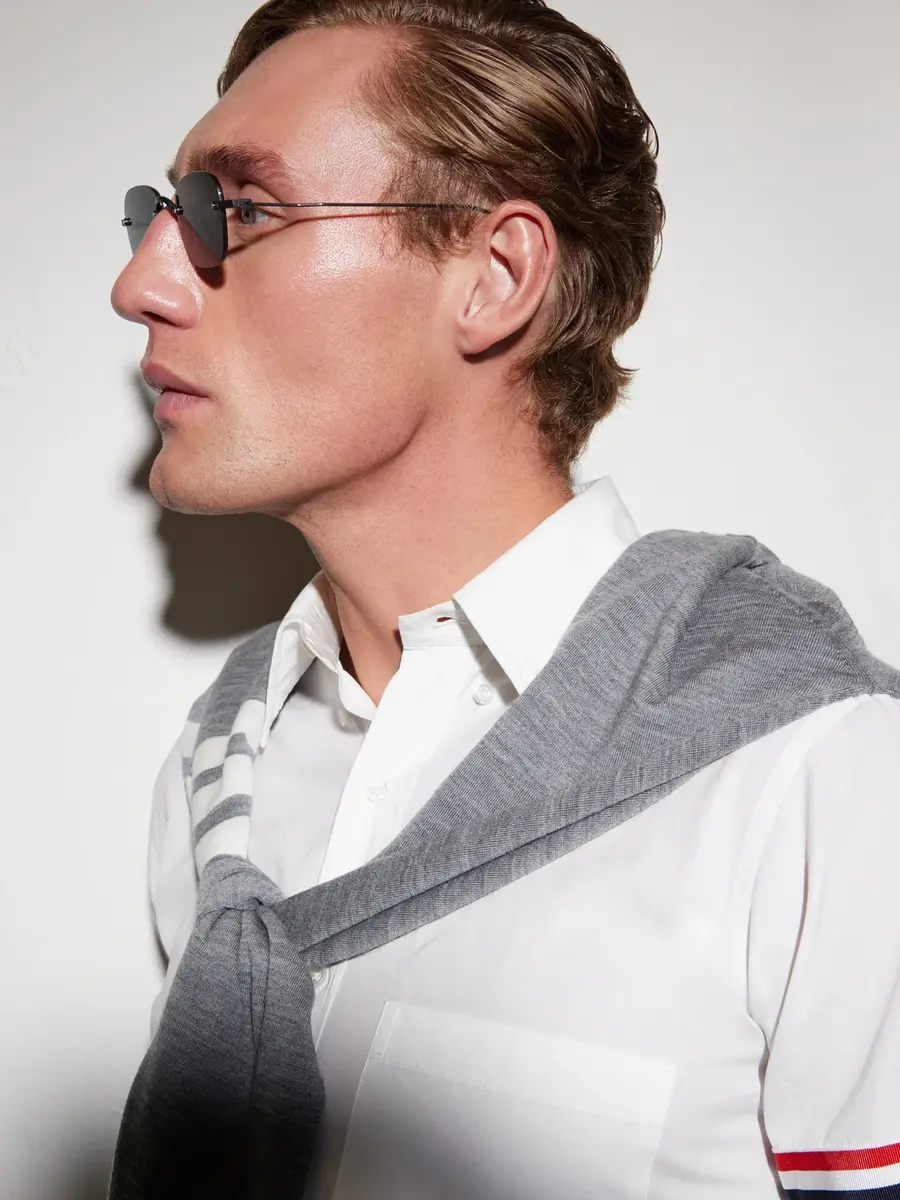 Thom Browne Square-Frame Titanium Sunglasses - Men | Thumbnail 5 Thom Browne Square-Frame Titanium Sunglasses - Men | Thumbnail 5