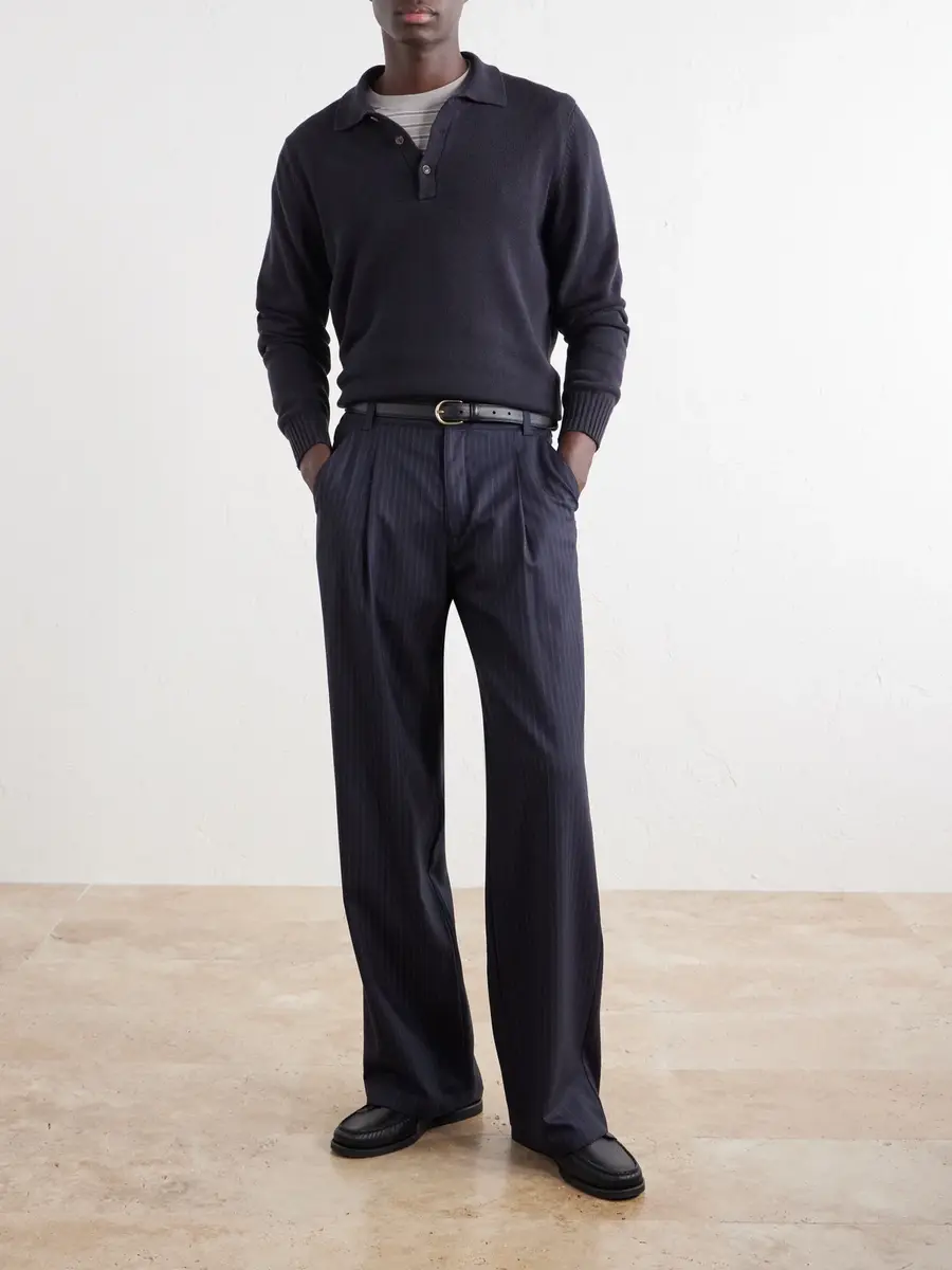 Ghiaia Cashmere Cotton Polo Shirt - Men | Thumbnail 2 Ghiaia Cashmere Cotton Polo Shirt - Men | Thumbnail 2