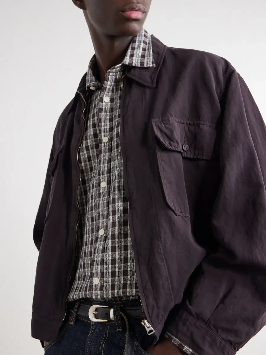 NN07 Deon 50007 Checked Mouliné Woven Organic Cotton Shirt - Men | Thumbnail 5