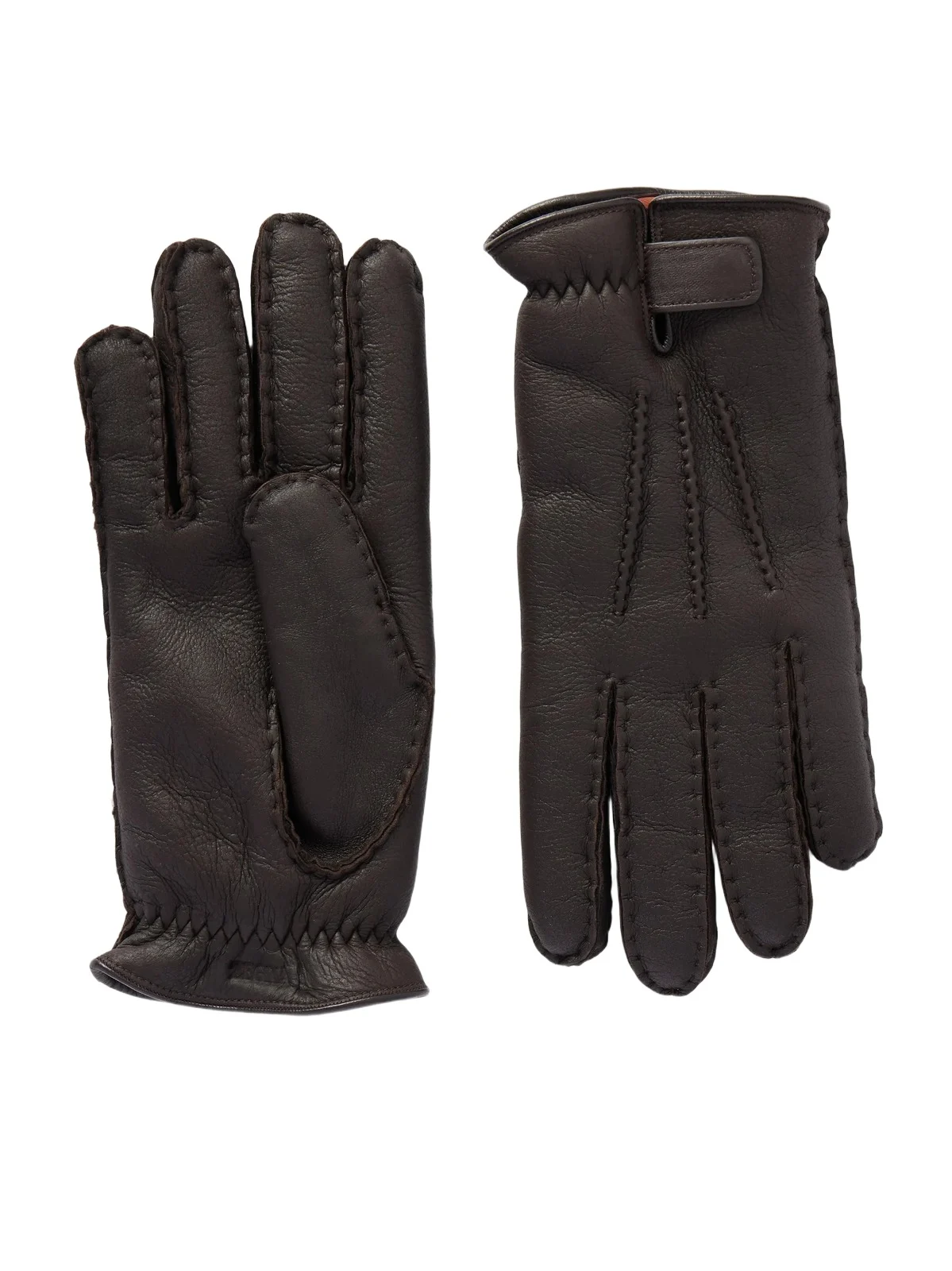 Zegna Full-Grain Leather Gloves - Men