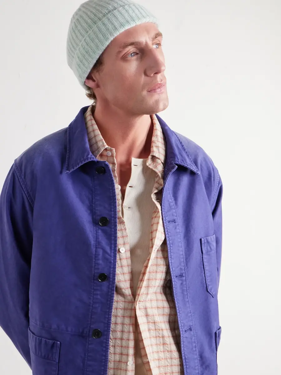 Auralee Ribbed Cashmere Beanie - Men | Thumbnail 3 Auralee Ribbed Cashmere Beanie - Men | Thumbnail 3
