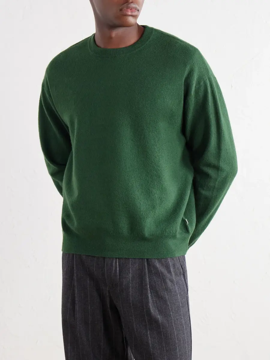 NN07 Jasper 60062 Felted Wool Sweater - Men | Thumbnail 3 NN07 Jasper 60062 Felted Wool Sweater - Men | Thumbnail 3