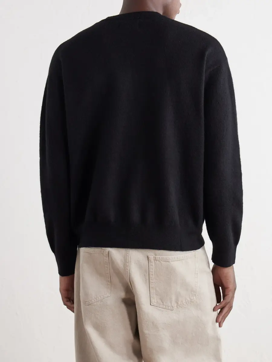 NN07 Jasper 60062 Felted Wool Sweater - Men | Thumbnail 4 NN07 Jasper 60062 Felted Wool Sweater - Men | Thumbnail 4