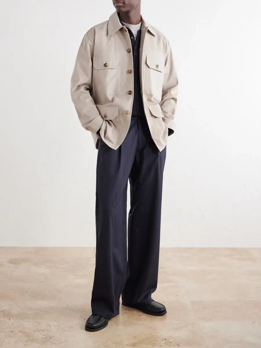Ghiaia Cashmere Safari Cotton-Twill Overshirt - Men | Thumbnail 2 Ghiaia Cashmere Safari Cotton-Twill Overshirt - Men | Thumbnail 2
