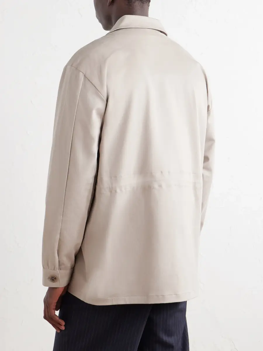 Ghiaia Cashmere Safari Cotton-Twill Overshirt - Men | Thumbnail 4 Ghiaia Cashmere Safari Cotton-Twill Overshirt - Men | Thumbnail 4