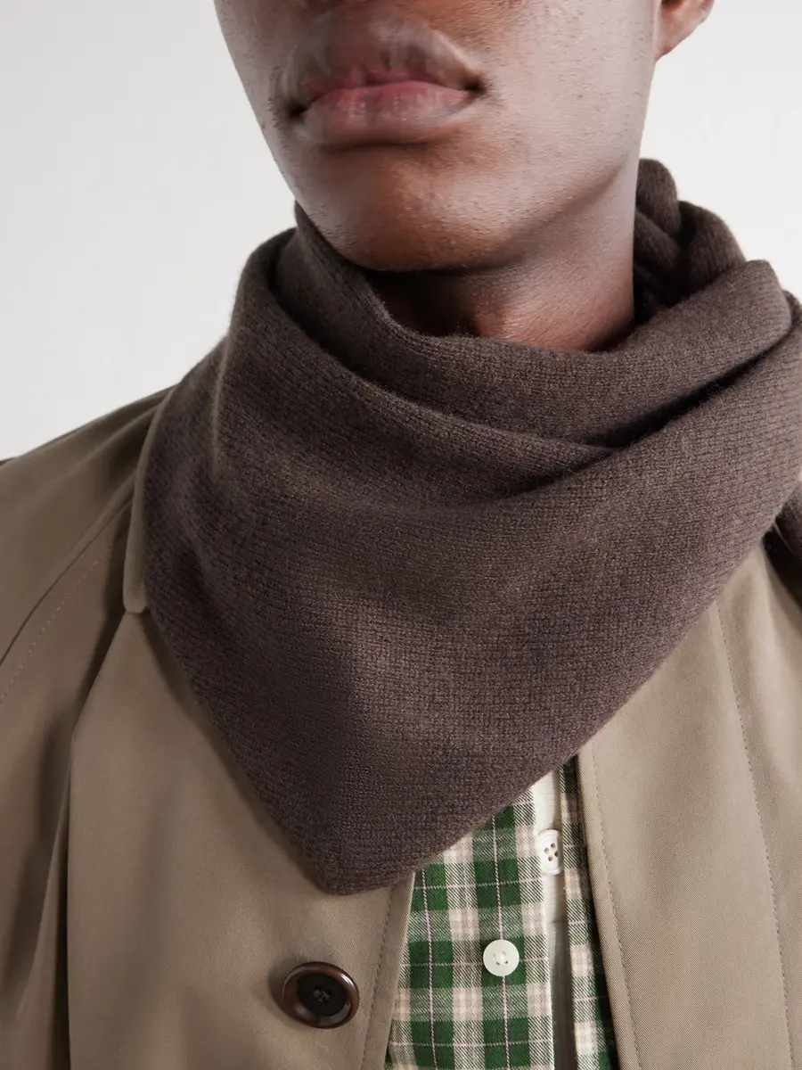 NN07 Triangle 6623 Wool Scarf - Men | Thumbnail 2 NN07 Triangle 6623 Wool Scarf - Men | Thumbnail 2
