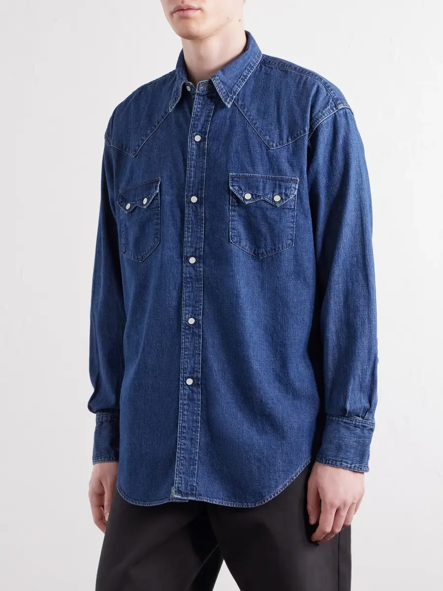 OrSlow Western Denim Shirt - Men | Thumbnail 3
