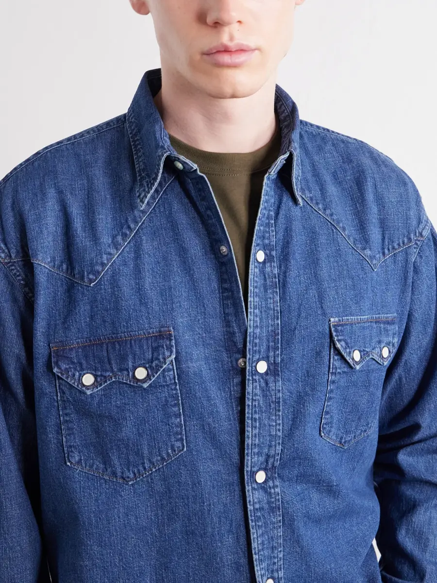 OrSlow Western Denim Shirt - Men | Thumbnail 5