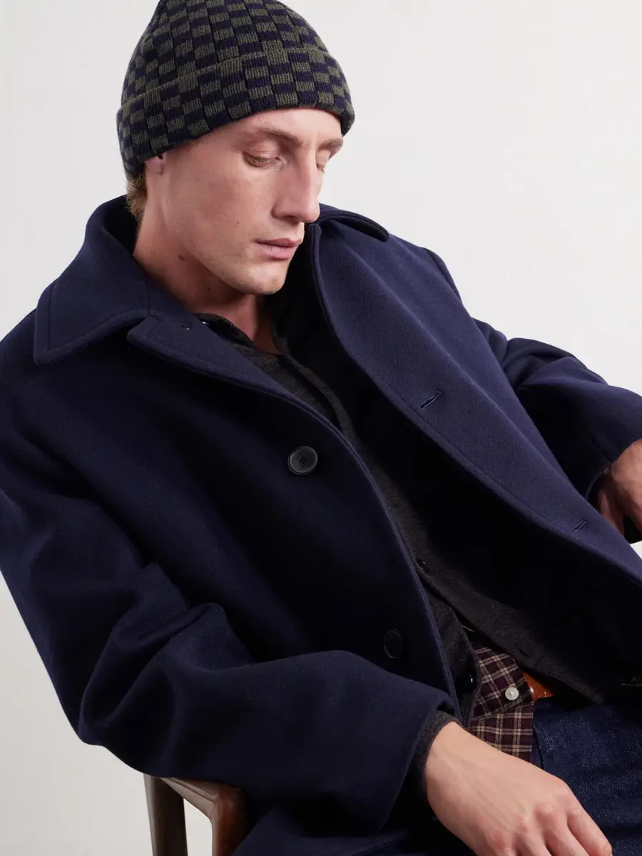 A Kind Of Guise Ajedrez Checkerboard Alpaca and Merino Wool-Blend Beanie - Men | Thumbnail 2