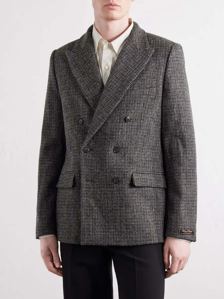 A Kind Of Guise Double-Breasted Virgin Wool-Tweed Blazer - Men | Thumbnail 3 A Kind Of Guise Double-Breasted Virgin Wool-Tweed Blazer - Men | Thumbnail 3