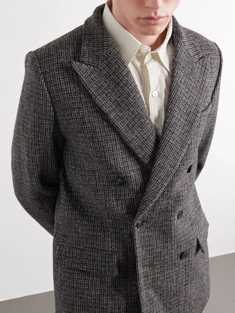 A Kind Of Guise Double-Breasted Virgin Wool-Tweed Blazer - Men | Thumbnail 5 A Kind Of Guise Double-Breasted Virgin Wool-Tweed Blazer - Men | Thumbnail 5