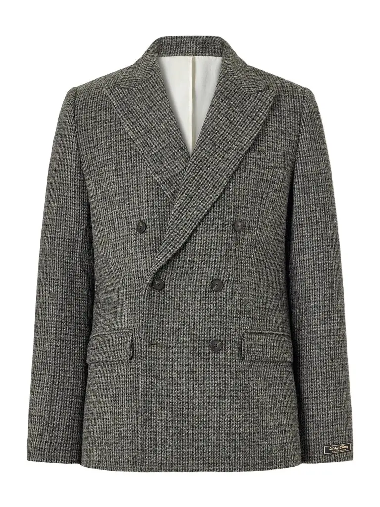A Kind Of Guise Double-Breasted Virgin Wool-Tweed Blazer - Men