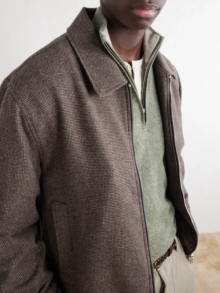 Ghiaia Cashmere Cashmere Half-Zip Sweater - Men | Thumbnail 5