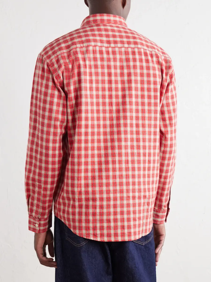 NN07 Deon 5465 Checked Organic Cotton-Flannel Shirt - Men | Thumbnail 4