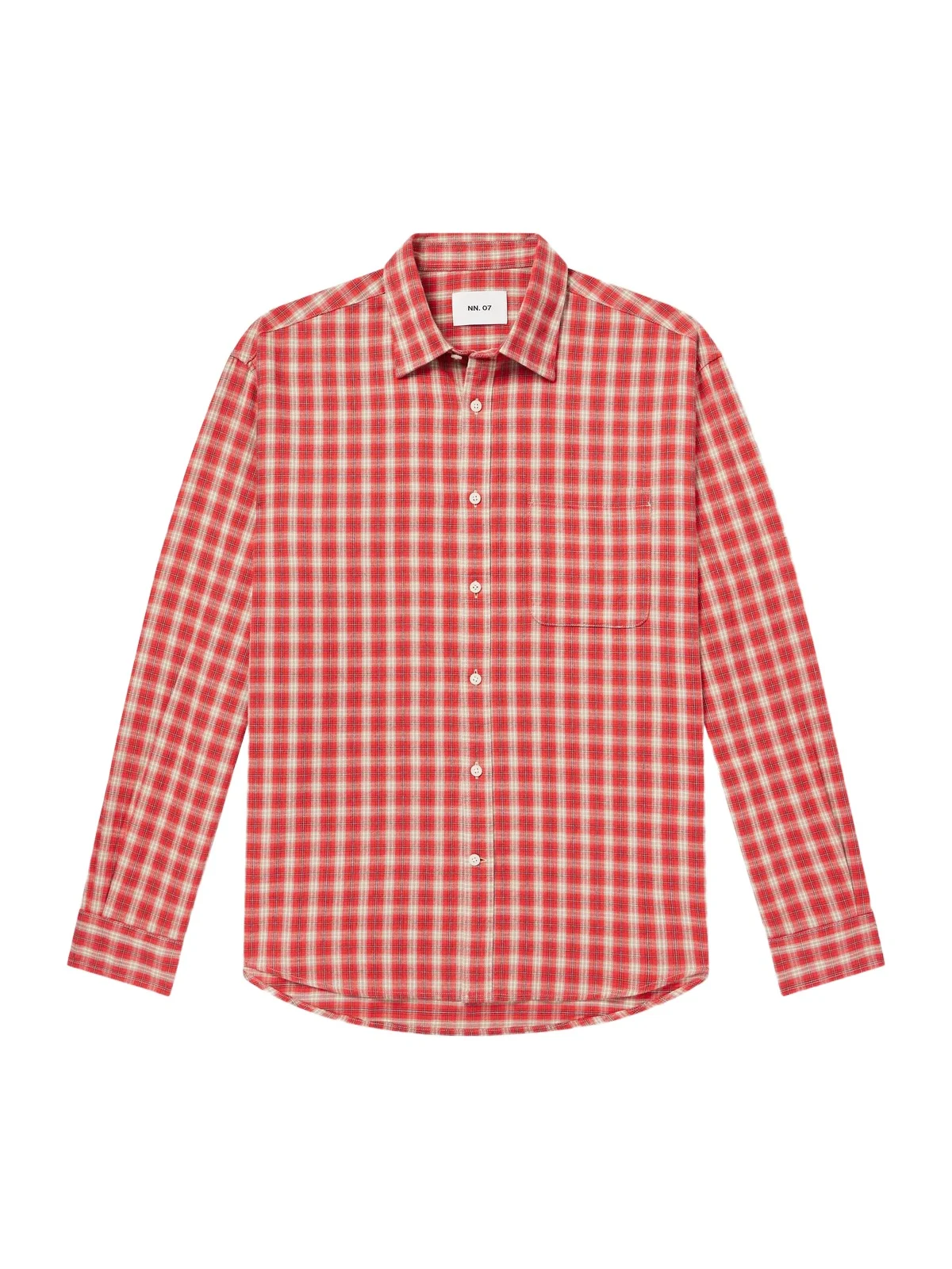 NN07 Deon 5465 Checked Organic Cotton-Flannel Shirt - Men
