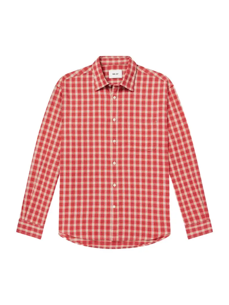 Deon 5465 Checked Organic Cotton-Flannel Shirt - Men Deon 5465 Checked Organic Cotton-Flannel Shirt - Men
