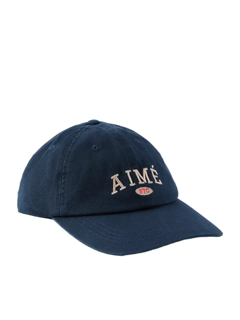 Nyc Logo-Embroidered Cotton Cap - Men Nyc Logo-Embroidered Cotton Cap - Men