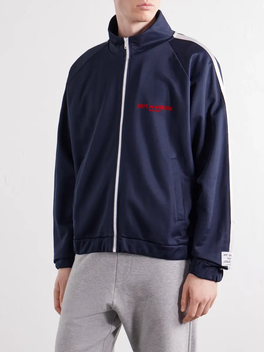 Gallery Dept. Logo-Appliquéd Jersey Track Jacket - Men | Thumbnail 3 Gallery Dept. Logo-Appliquéd Jersey Track Jacket - Men | Thumbnail 3