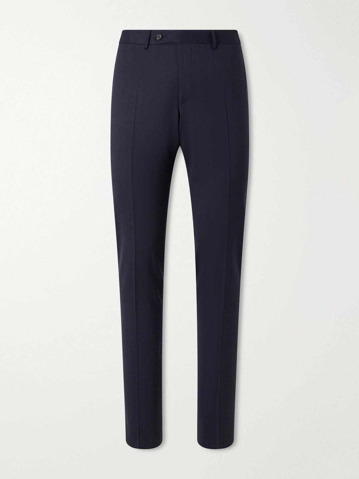 Straight-Leg Wool-Blend Twill Trousers - Men