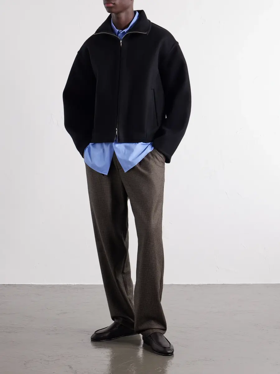 YOKE Wool and Cashmere-Blend Felt Blouson Jacket - Men | Thumbnail 2 YOKE Wool and Cashmere-Blend Felt Blouson Jacket - Men | Thumbnail 2