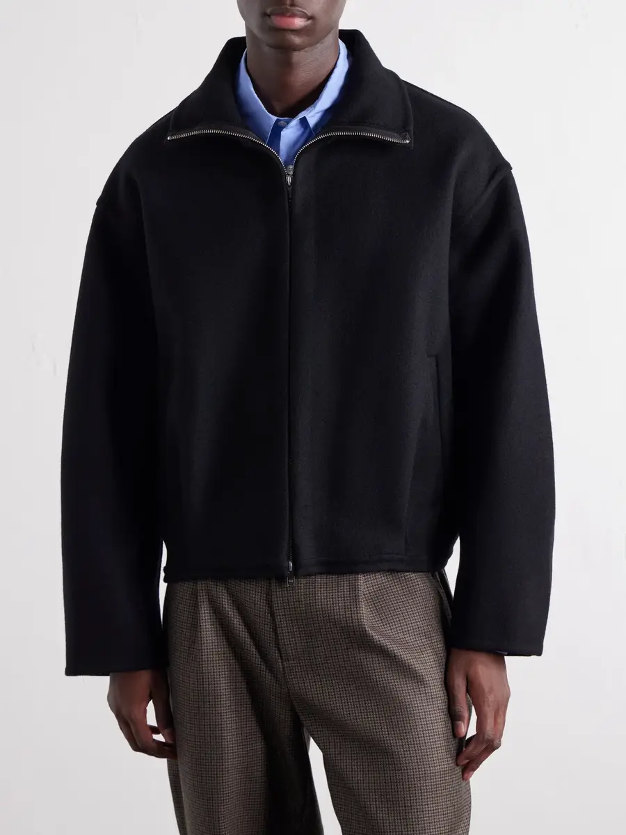 YOKE Wool and Cashmere-Blend Felt Blouson Jacket - Men | Thumbnail 3 YOKE Wool and Cashmere-Blend Felt Blouson Jacket - Men | Thumbnail 3