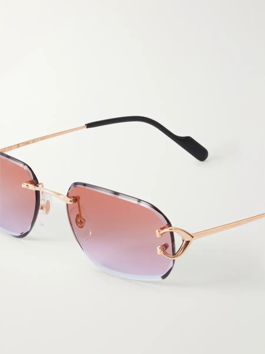 Cartier Eyewear Motifs de Cartier Square-Frame Gold-Tone Sunglasses - Men | Thumbnail 3 Cartier Eyewear Motifs de Cartier Square-Frame Gold-Tone Sunglasses - Men | Thumbnail 3