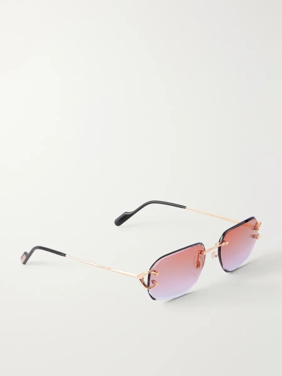 Cartier Eyewear Motifs de Cartier Square-Frame Gold-Tone Sunglasses - Men | Thumbnail 4 Cartier Eyewear Motifs de Cartier Square-Frame Gold-Tone Sunglasses - Men | Thumbnail 4