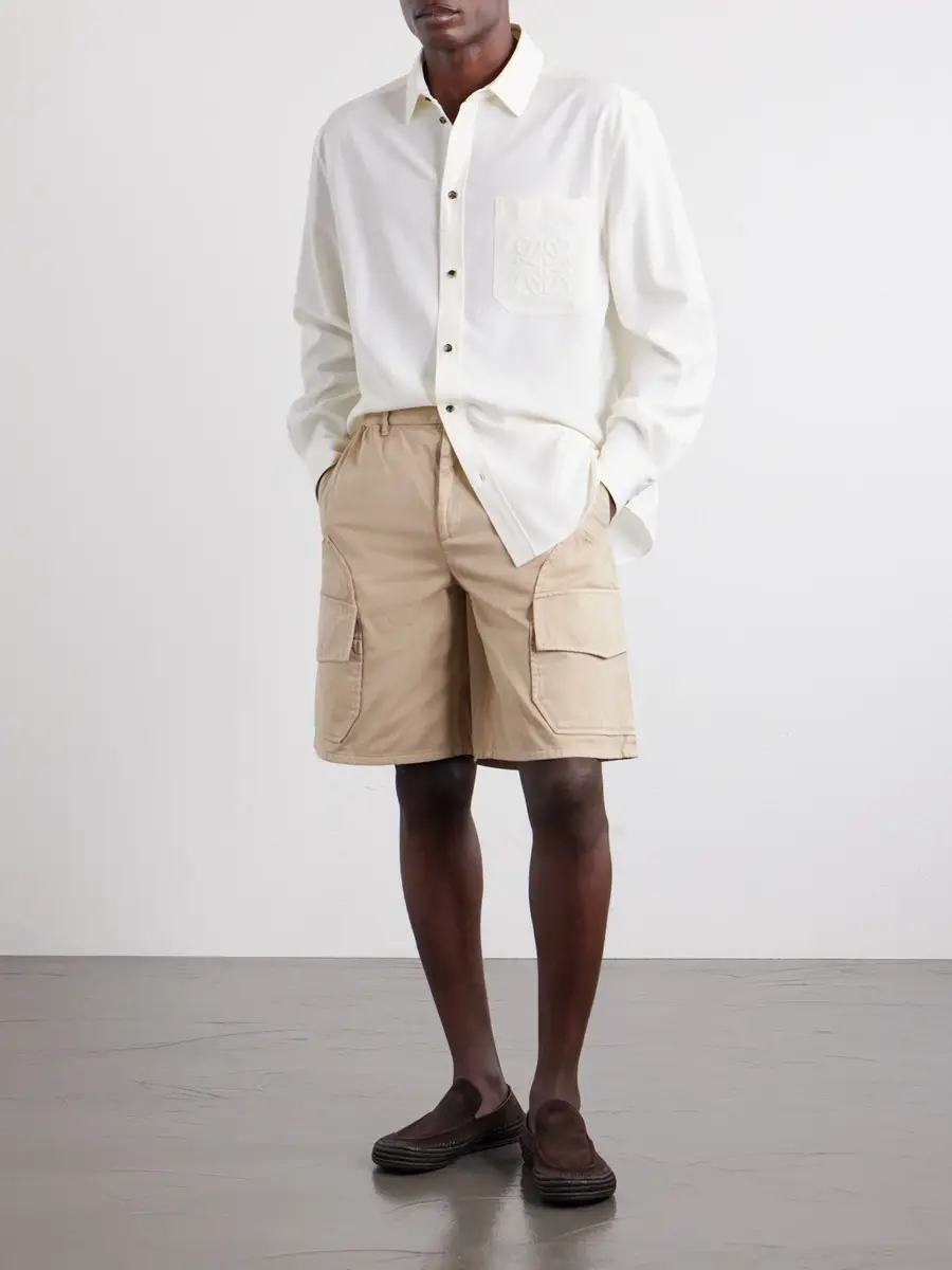 Loewe Paula's Ibiza Straight-Leg Cotton Cargo Shorts - Men | Thumbnail 2 Loewe Paula's Ibiza Straight-Leg Cotton Cargo Shorts - Men | Thumbnail 2
