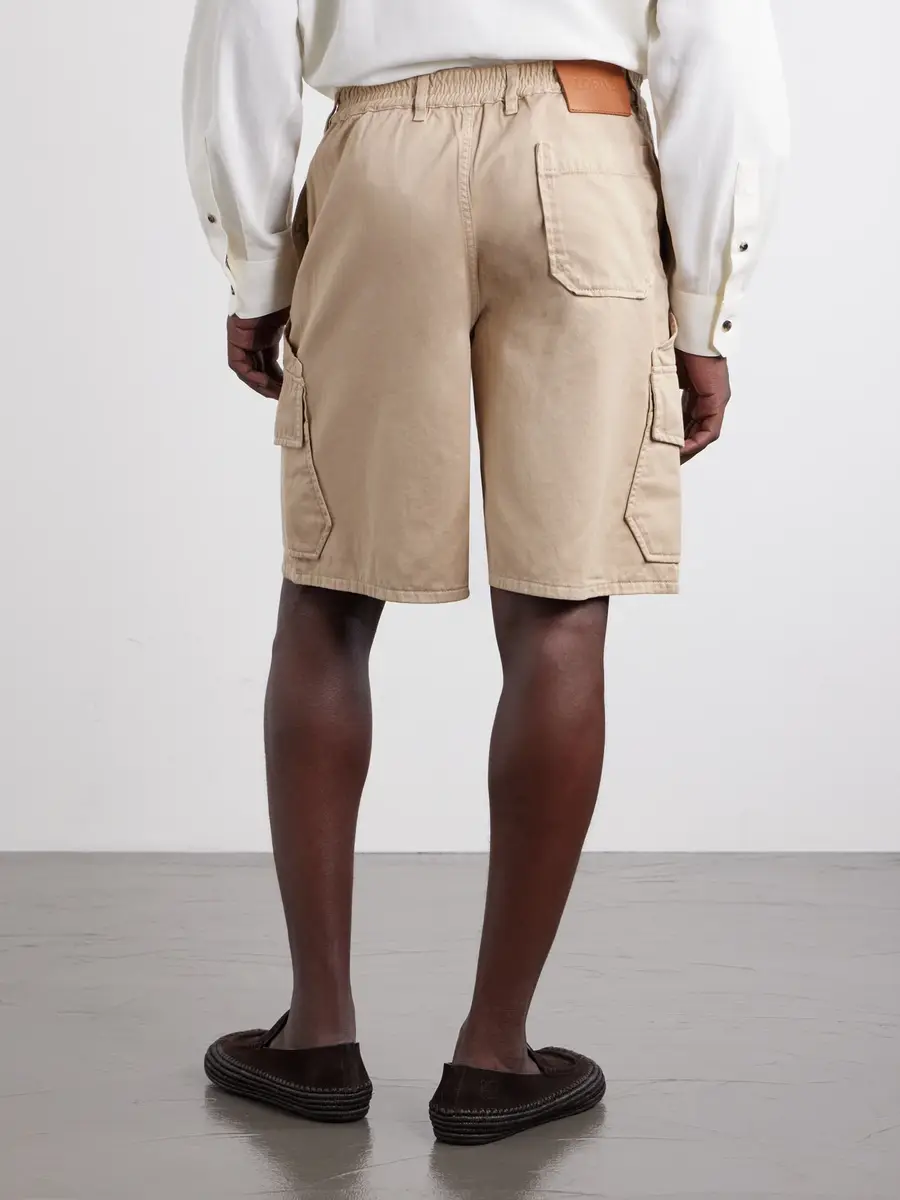 Loewe Paula's Ibiza Straight-Leg Cotton Cargo Shorts - Men | Thumbnail 4 Loewe Paula's Ibiza Straight-Leg Cotton Cargo Shorts - Men | Thumbnail 4