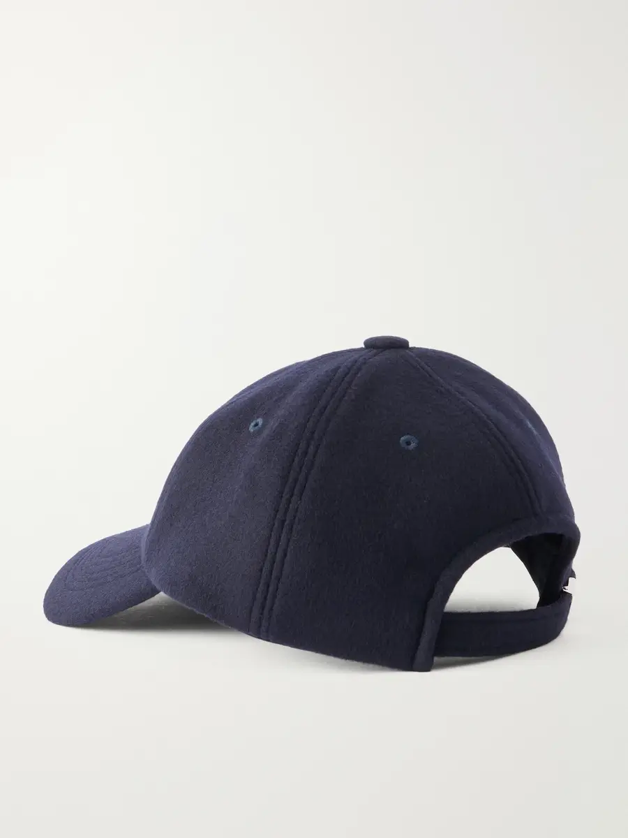 FULLCOUNT Logo-Appliquéd Wool-Blend Cap - Men | Thumbnail 4