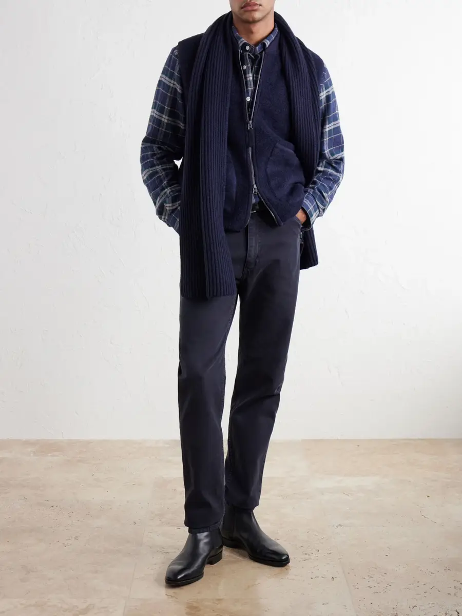 PIACENZA 1733 Cashmere Scarf - Men | Thumbnail 2 PIACENZA 1733 Cashmere Scarf - Men | Thumbnail 2