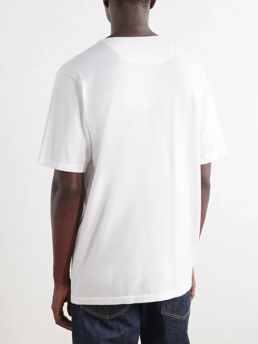 Ghiaia Cashmere Cotton-Jersey T-Shirt - Men | Thumbnail 4 Ghiaia Cashmere Cotton-Jersey T-Shirt - Men | Thumbnail 4