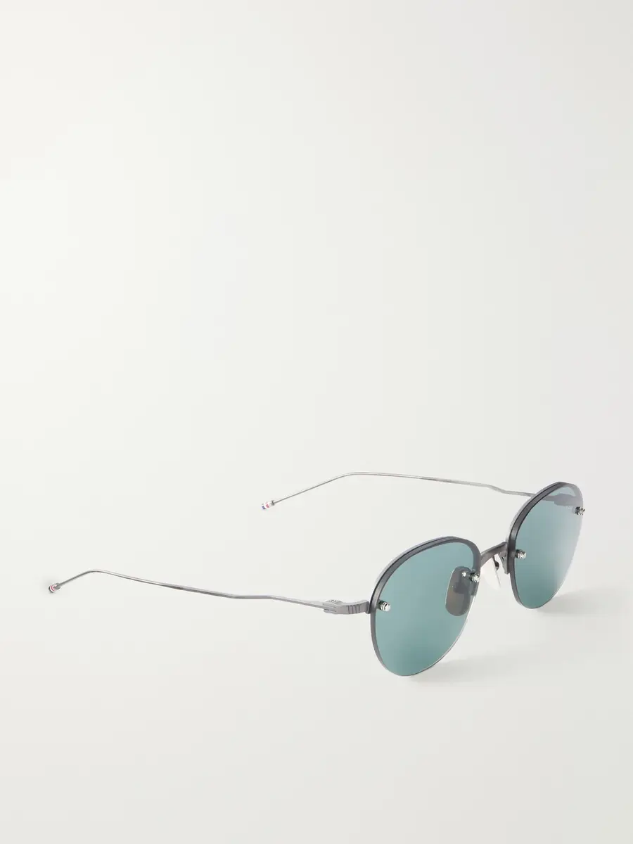 Thom Browne Round-Frame Titanium Sunglasses - Men | Thumbnail 4