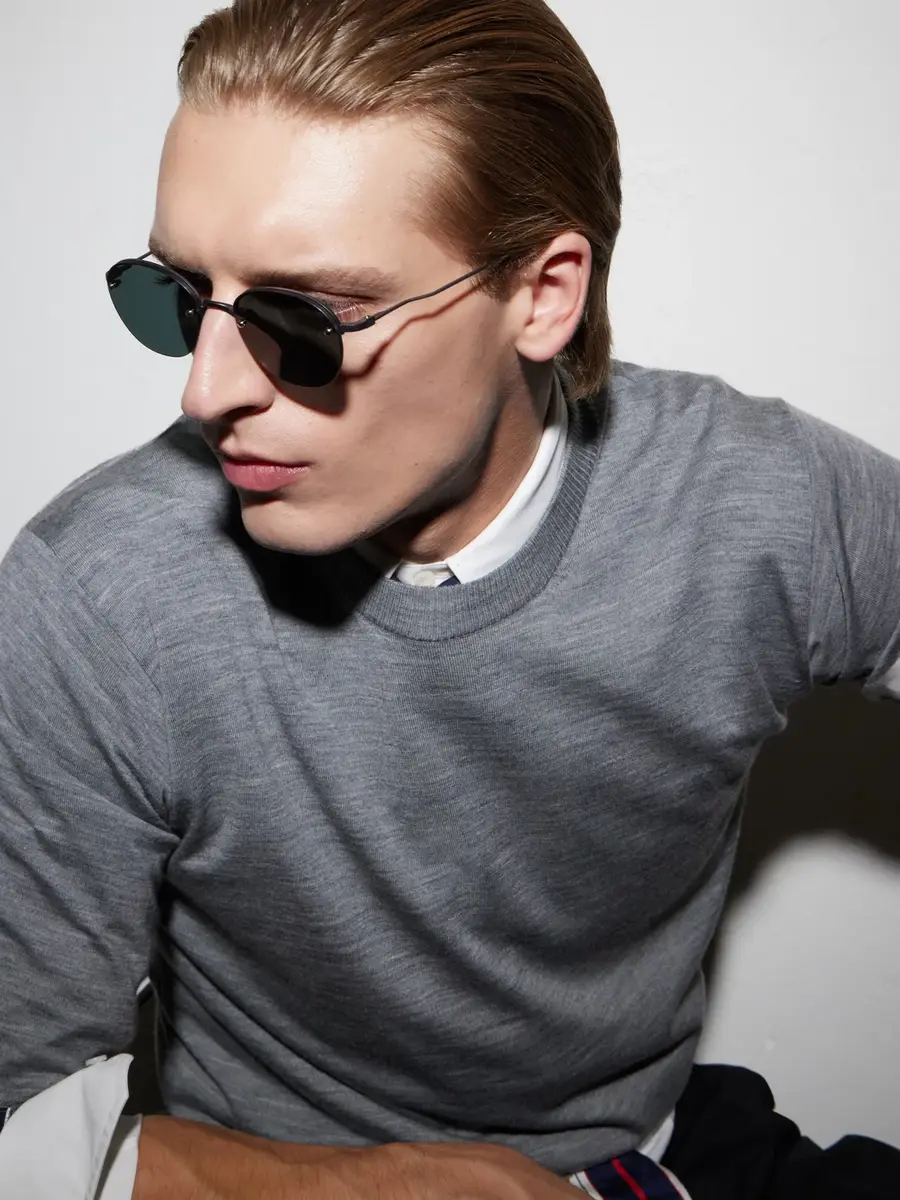 Thom Browne Round-Frame Titanium Sunglasses - Men | Thumbnail 5