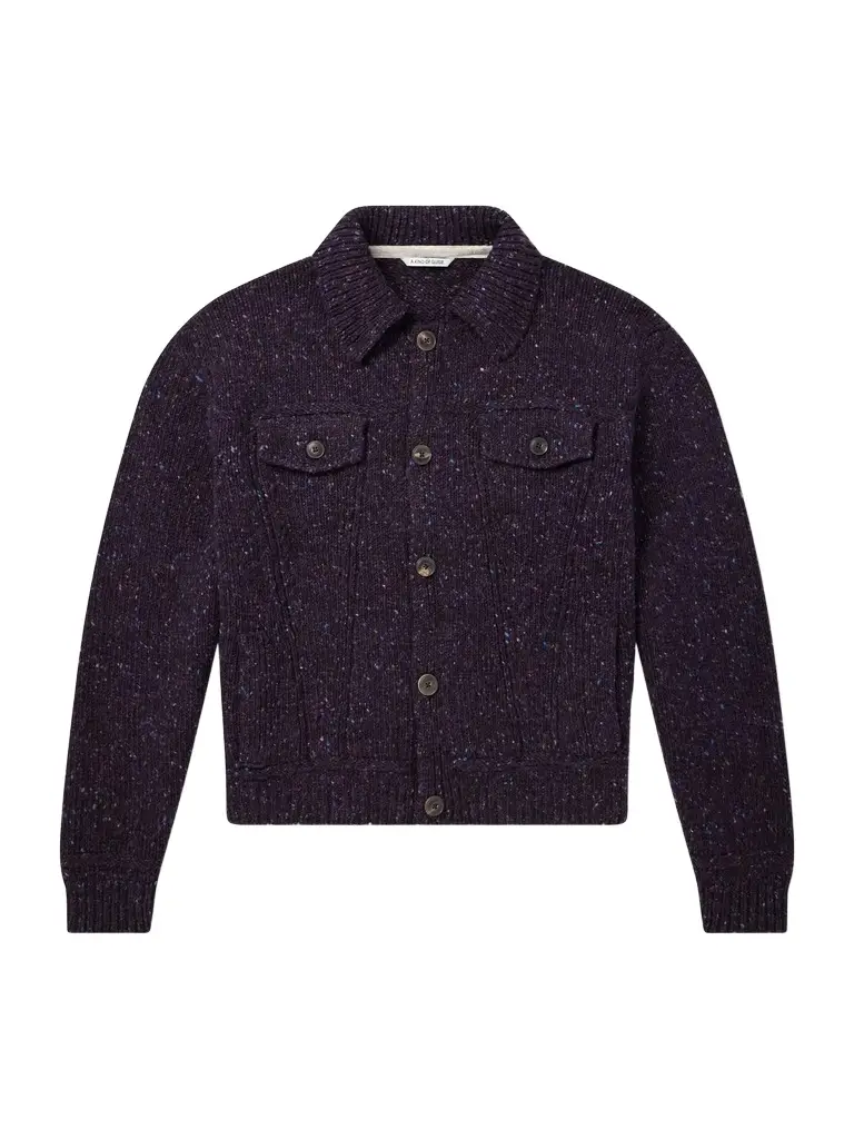 A Kind Of Guise Torro Flecked-Wool Cardigan - Men