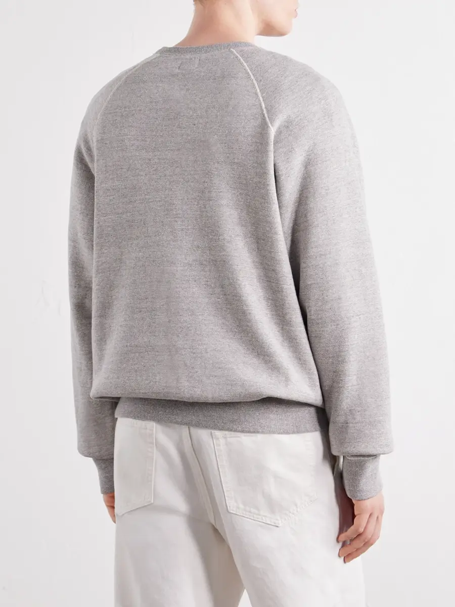 OrSlow French Terry-Cotton Sweatshirt - Men | Thumbnail 4 OrSlow French Terry-Cotton Sweatshirt - Men | Thumbnail 4