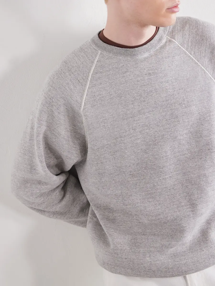 OrSlow French Terry-Cotton Sweatshirt - Men | Thumbnail 5 OrSlow French Terry-Cotton Sweatshirt - Men | Thumbnail 5