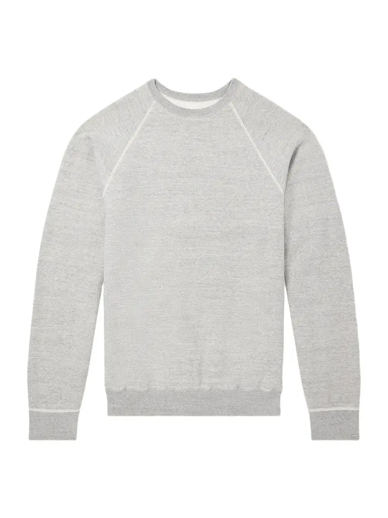 French Terry-Cotton Sweatshirt - Men